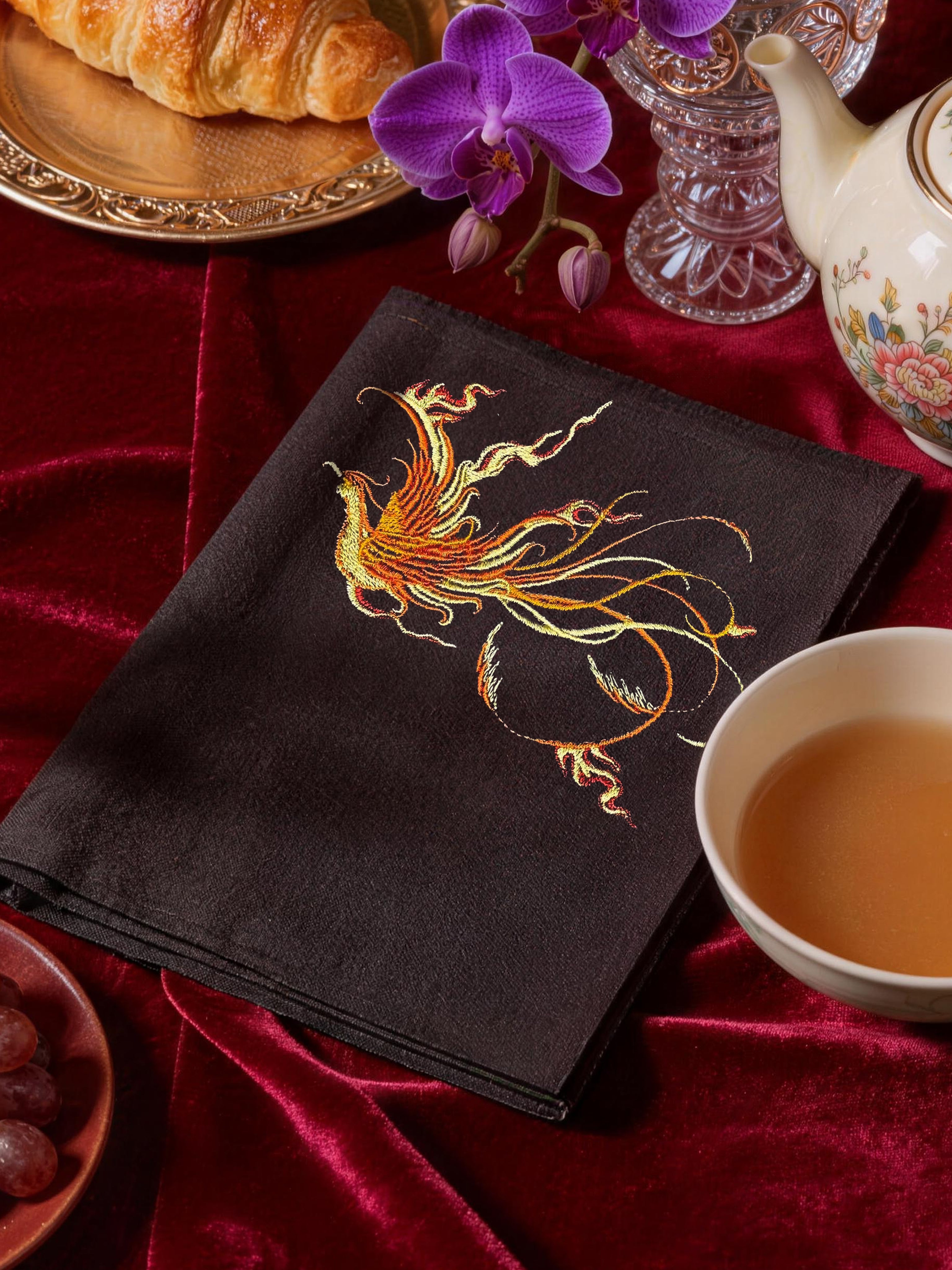 Madame Nonya Gilded Heritage Cutlery Set – Gold Plated Stainless Steel (4-Piece)