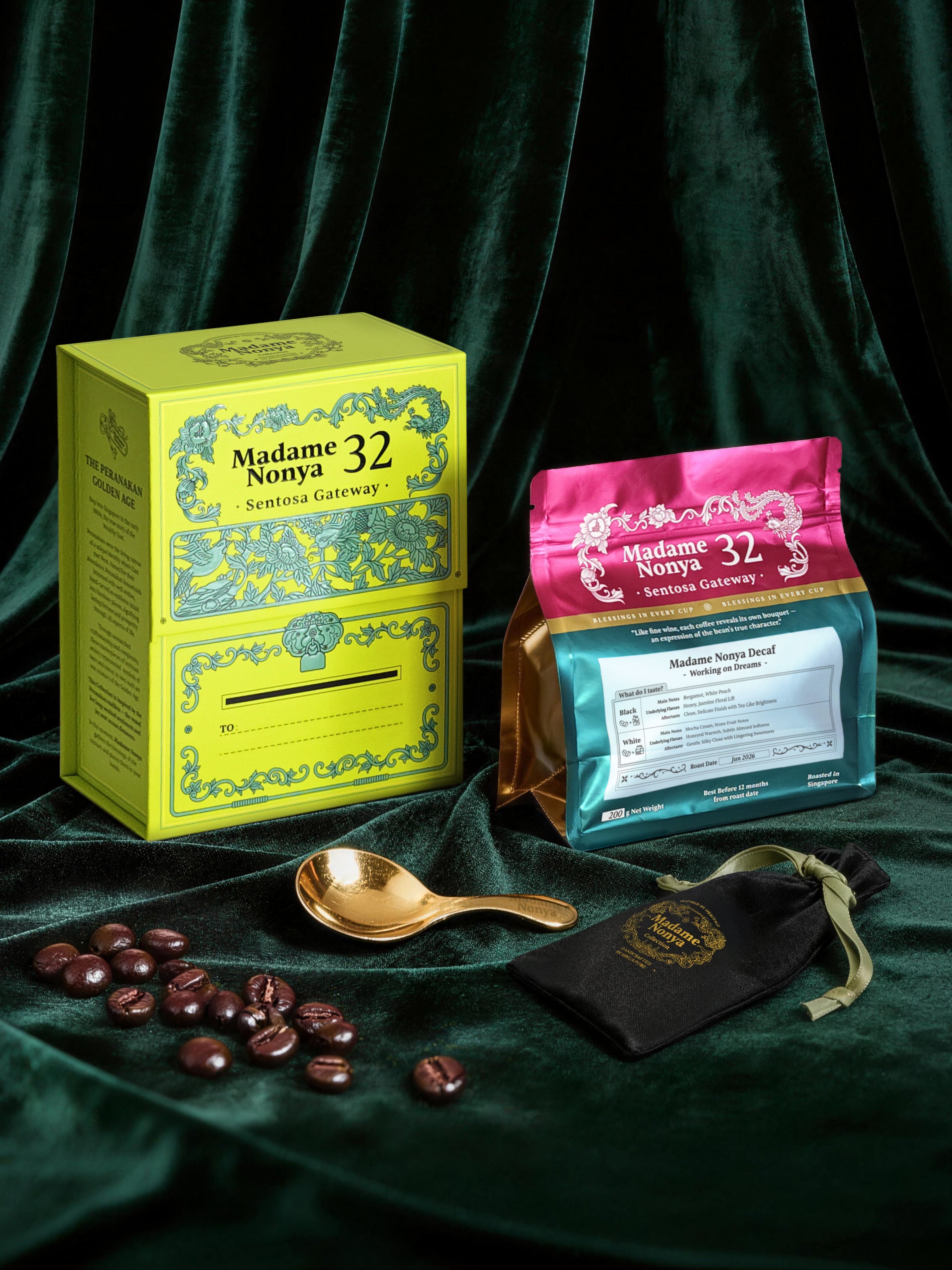 Singapore Gift - Madame Nonya Decaf Coffee | Heritage Blend